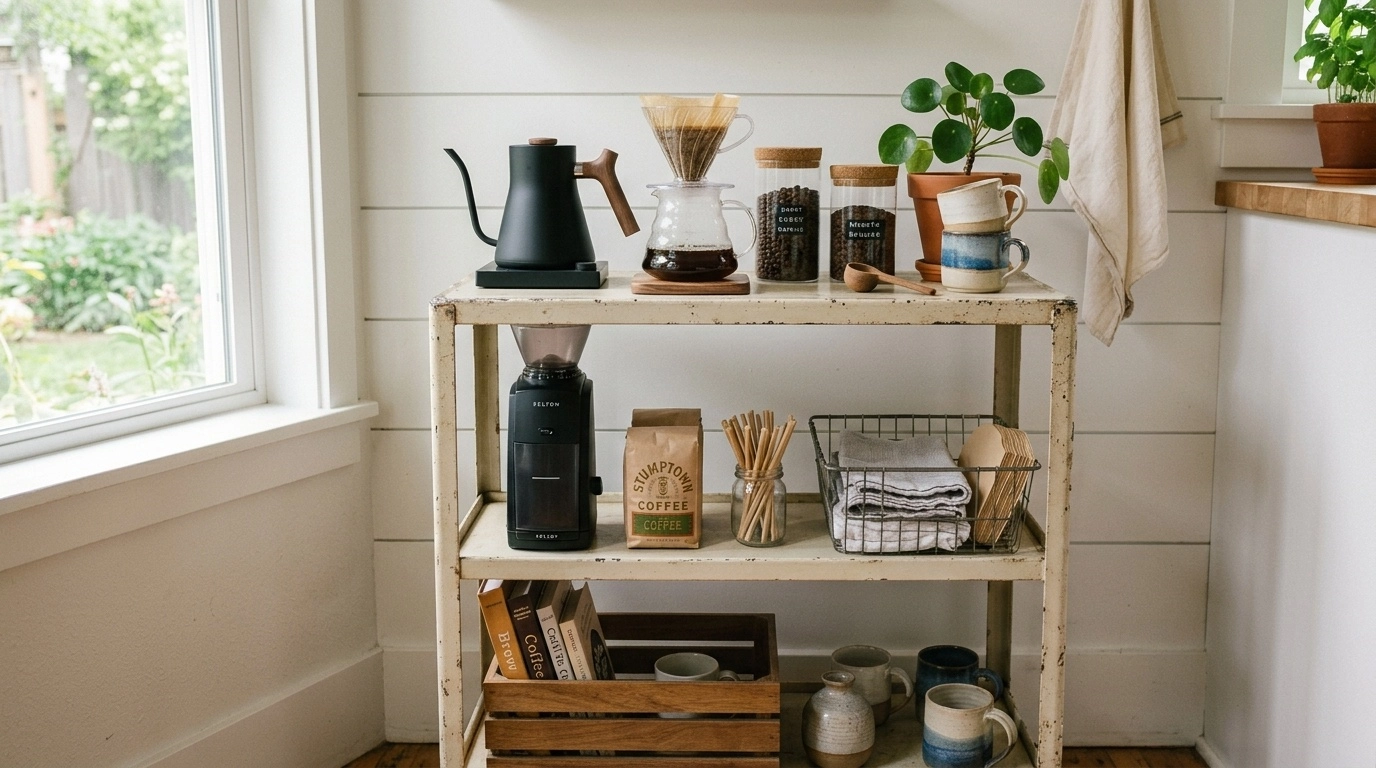11 Charming Coffee Bar Station Ideas for Small Spaces That Feel Big on Style - IMG02