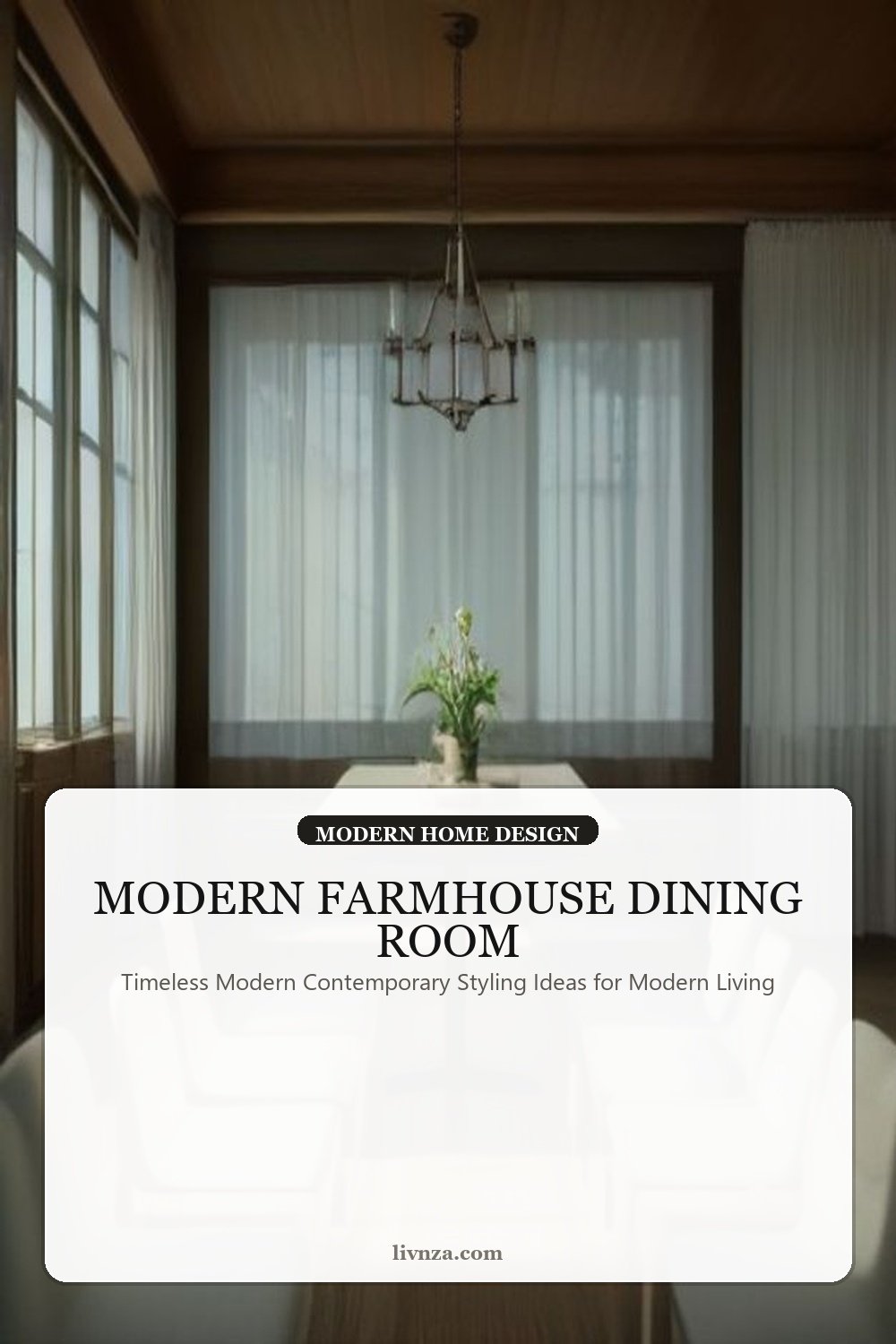 Modern farmhouse dining room - Modern farmhouse dining room